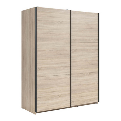 Exter 2 Door Sliding 153cm Wardrobe - Sonoma Oak