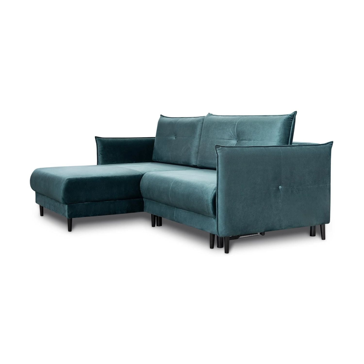 Haiti Corner Sofa Bed with Storage-Green