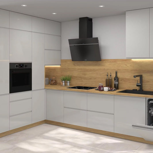 Cassia Custom Kitchen Set - Grey Gloss