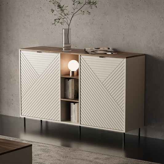 Evo 2 Door Sideboard with Shelves