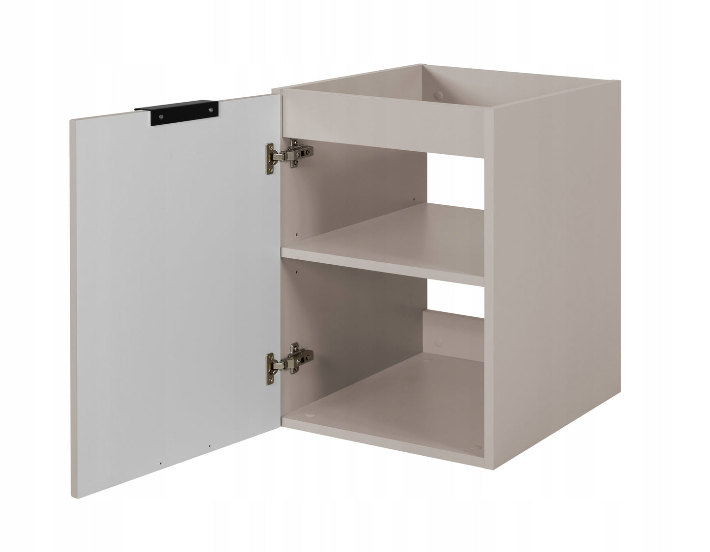 Flow 1 Door Fluted Bathroom Vanity Cabinet 40cm - Cashmere
