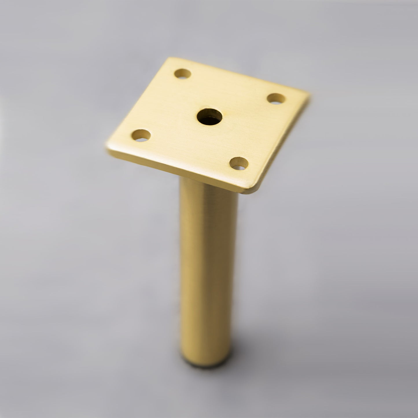 Set of 8 Round Legs for Bathroom Cabinets 15cm - Gold