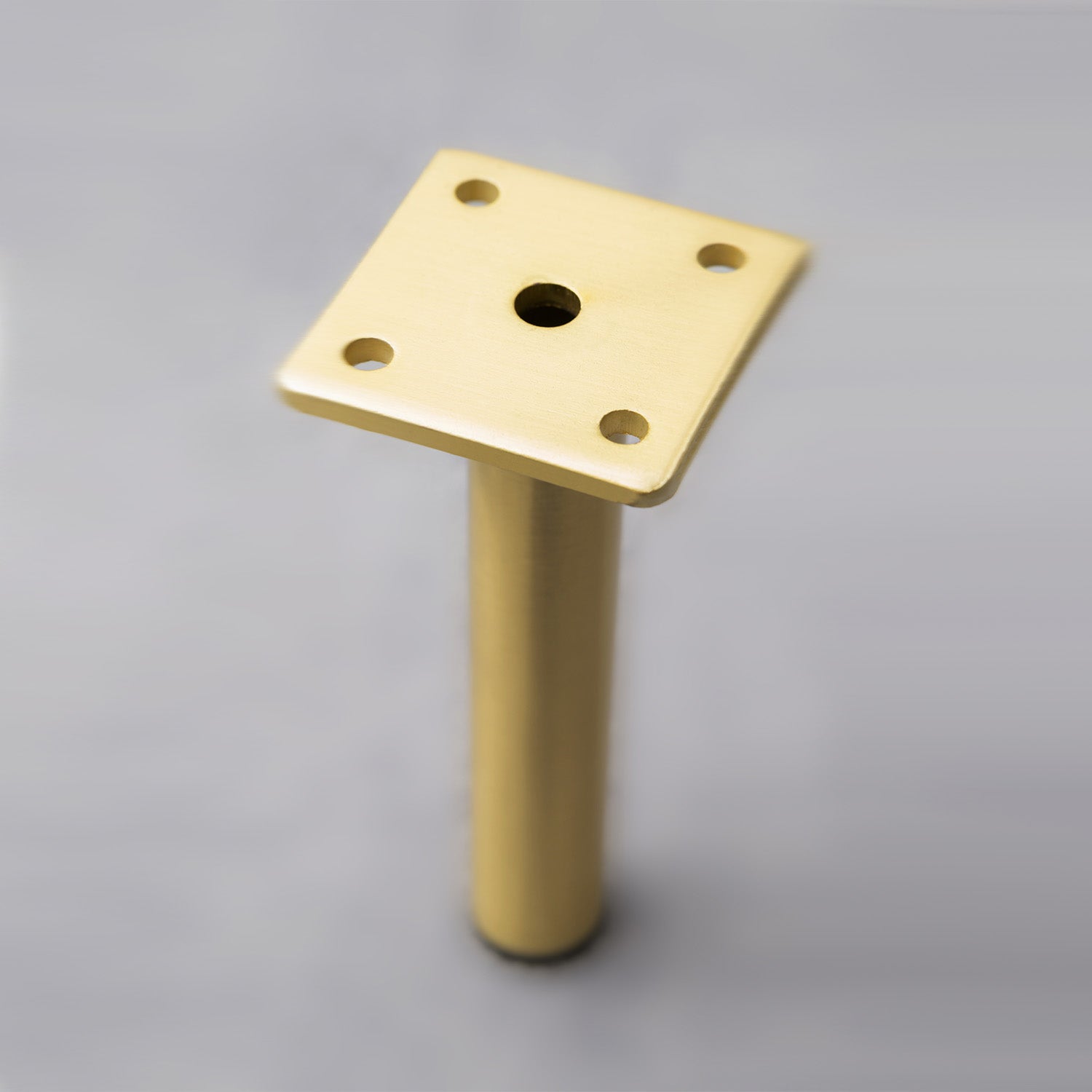 Set of 8 Round Legs for Bathroom Cabinets 15cm - Gold