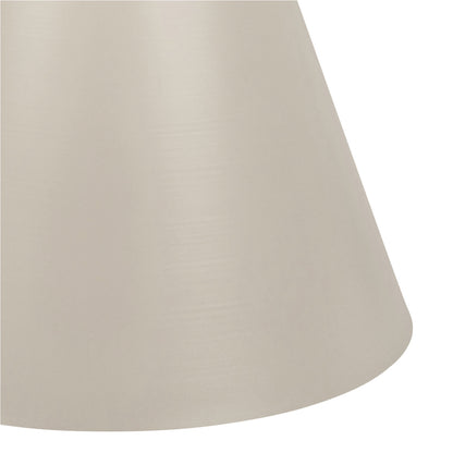 Bosco Coffee Table Round Modern Steel Base & Wood Veneer - Natural Oak / Cashmere