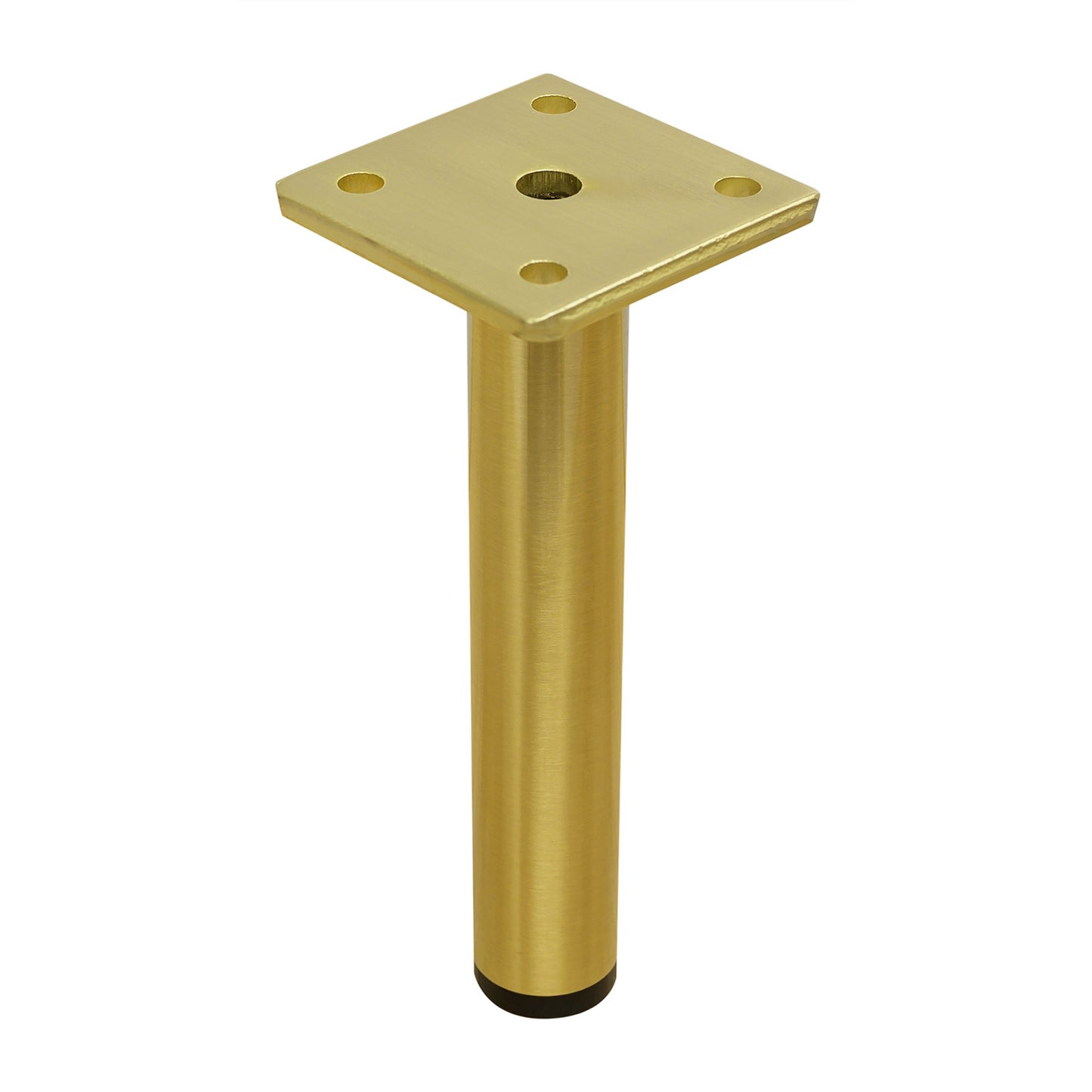 Set of 8 Round Legs for Bathroom Cabinets 15cm - Gold