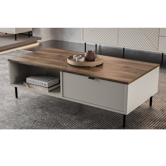 Evo Modern Design Coffee Table with 2 Drawers