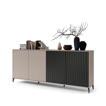 Rimini Wide Premium Sideboard with Textured Door