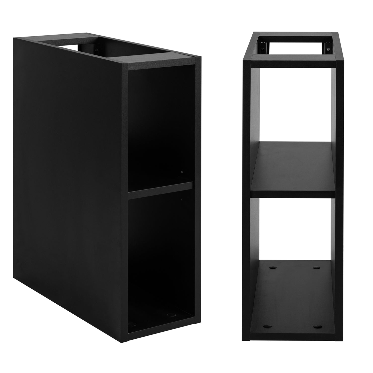 Loft Modern Style Ribbed Door 140cm Bathroom Cabinet Vanity Unit with Worktop - Gold Craft Oak