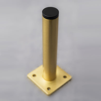 Set of 8 Round Legs for Bathroom Cabinets 15cm - Gold