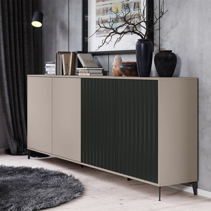 Rimini Wide Premium Sideboard with Textured Door