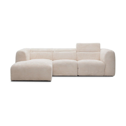 Nube Corner Sofa Relax Function-Cream