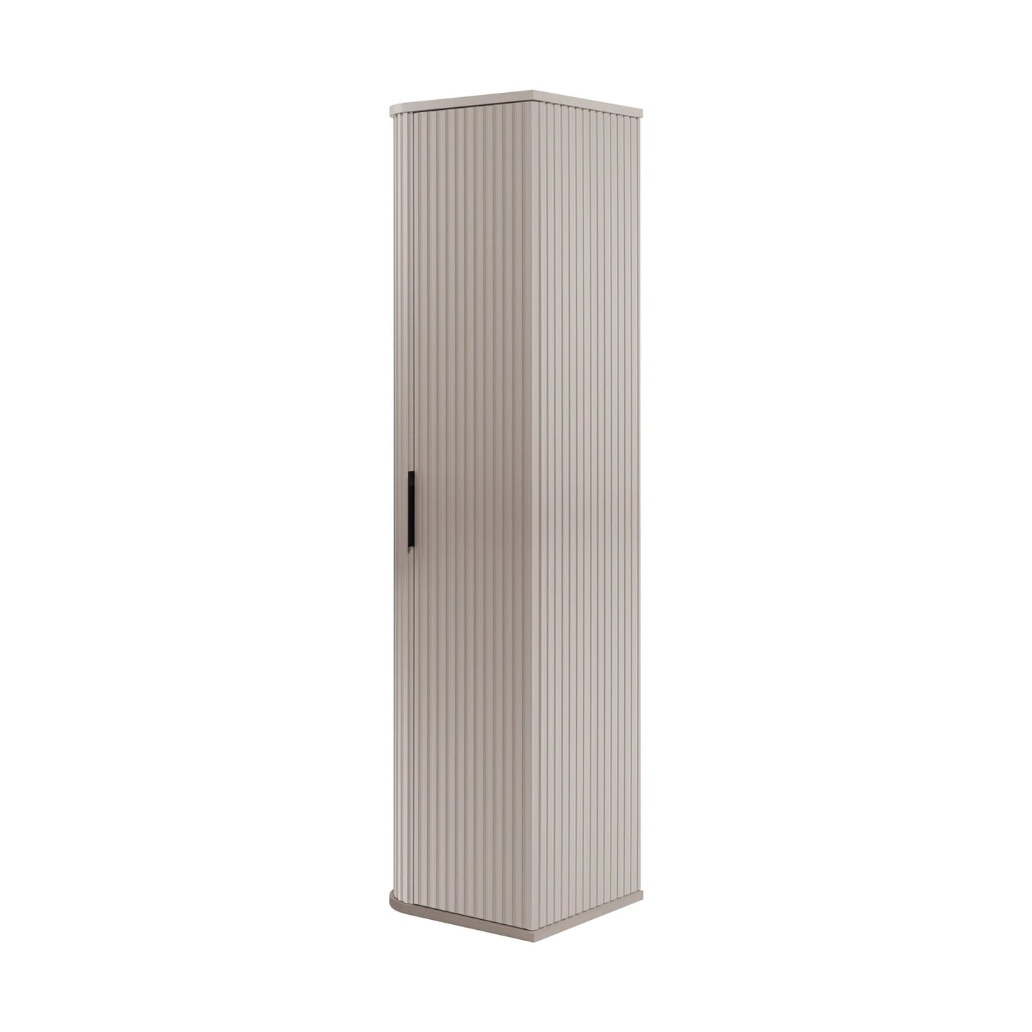 Elegance Glamour Style Tall Bathroom Wall Cabinet - Cashmere