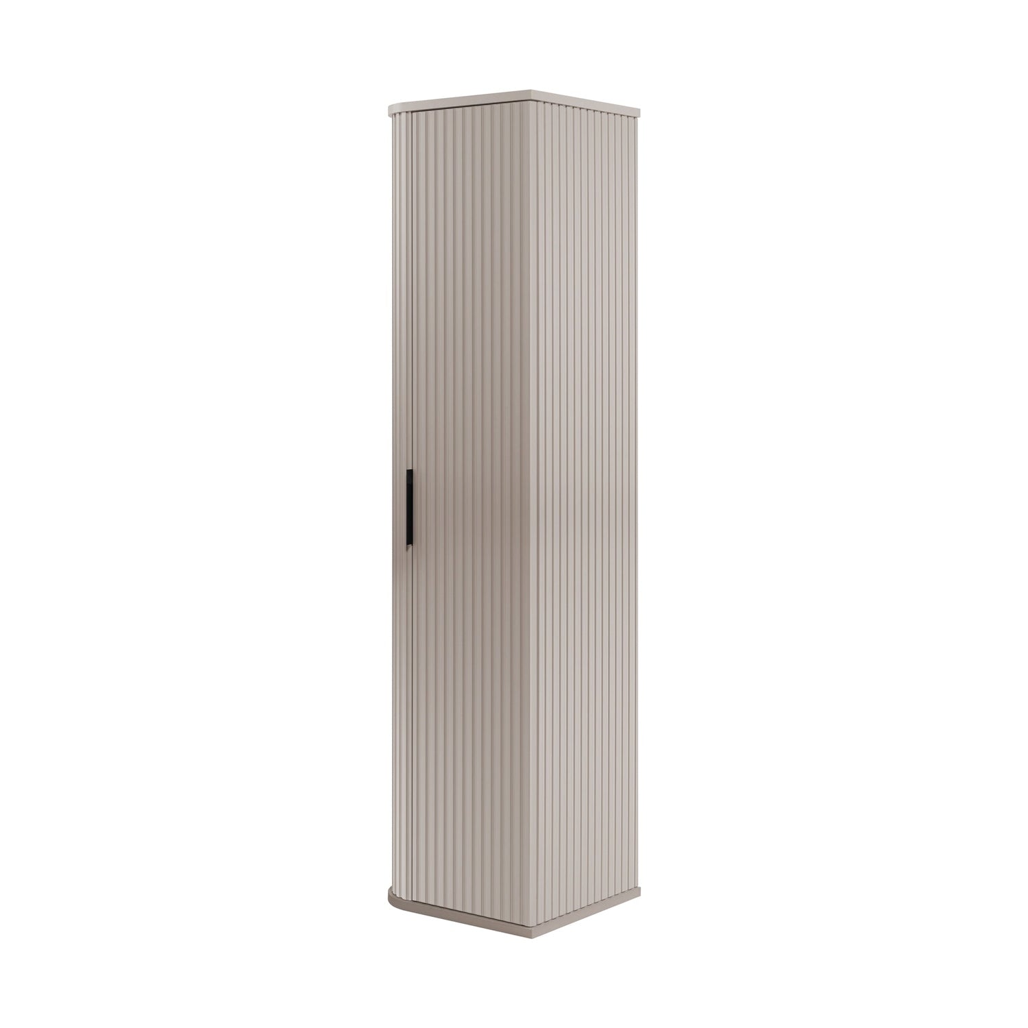 Elegance Glamour Style Tall Bathroom Wall Cabinet - Cashmere