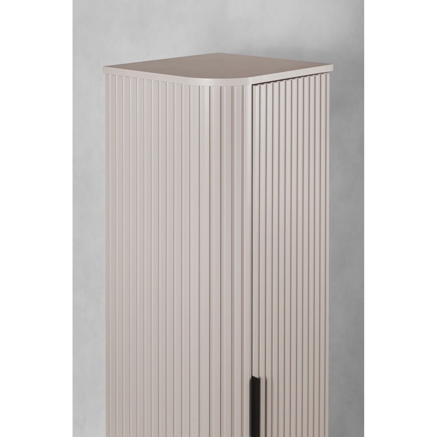 Elegance Glamour Style Tall Bathroom Wall Cabinet - Cashmere