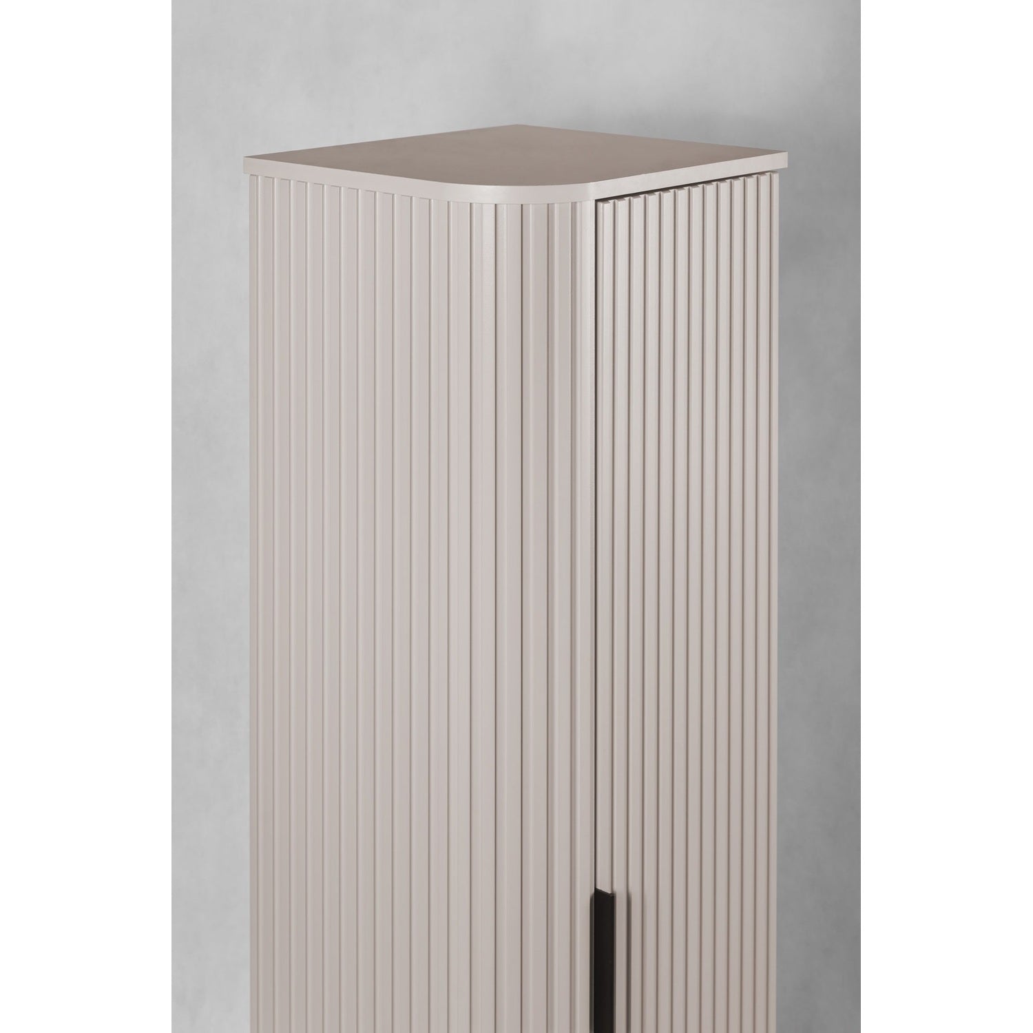 Elegance Glamour Style Tall Bathroom Wall Cabinet - Cashmere