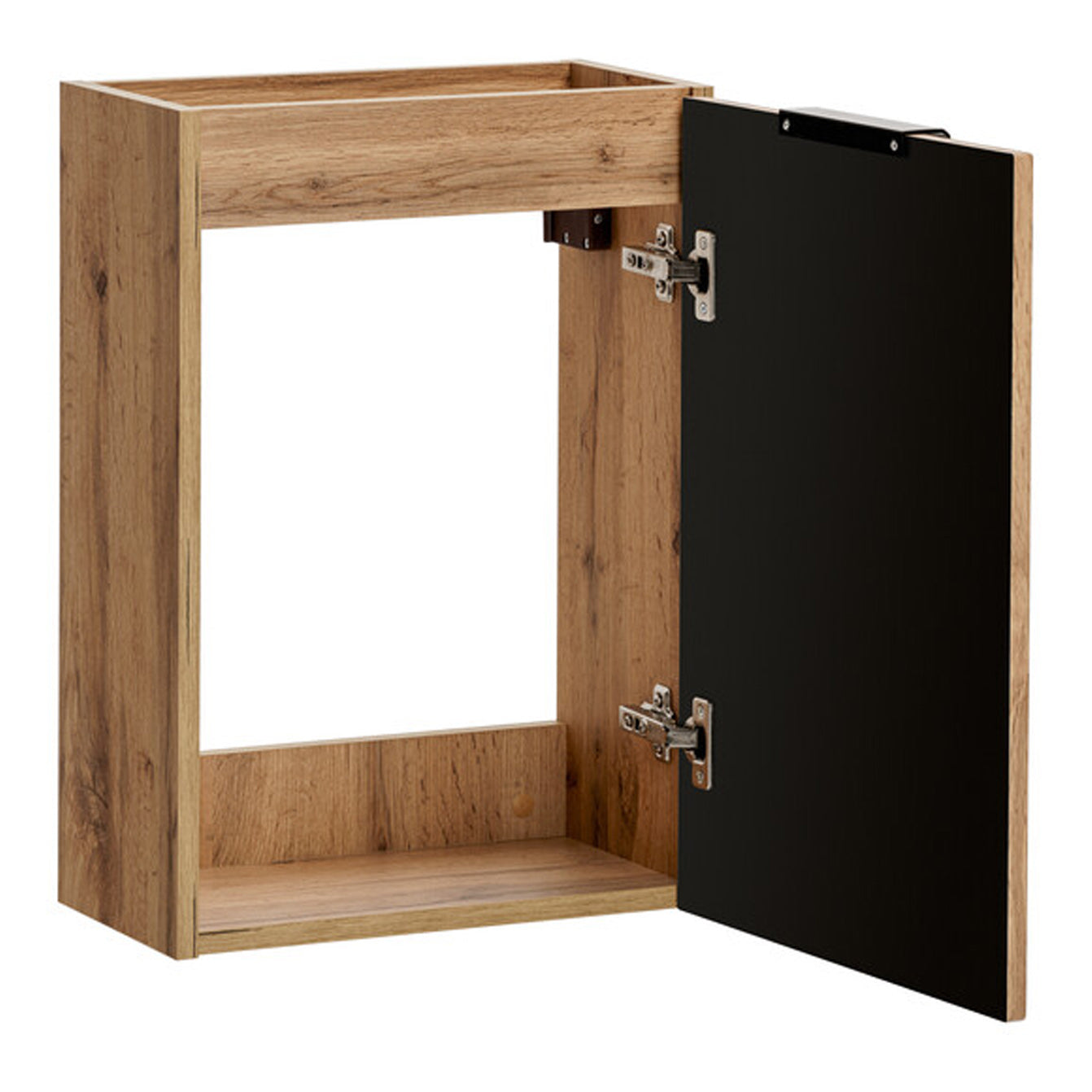 Agis Compact Bathroom Vanity 40cm Cabinet with Basin - Gold Craft Oak