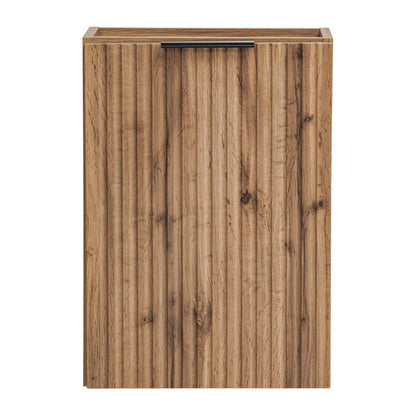 Agis Compact Bathroom Vanity 40cm Cabinet with Basin - Gold Craft Oak