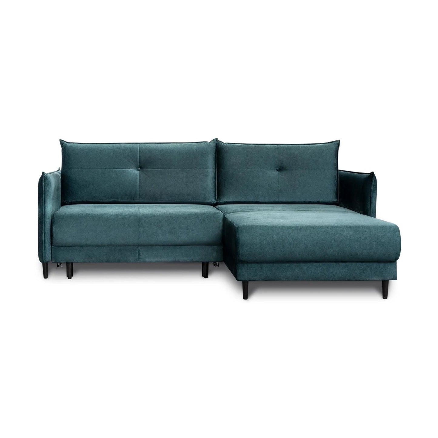 Haiti Corner Sofa Bed with Storage-Green