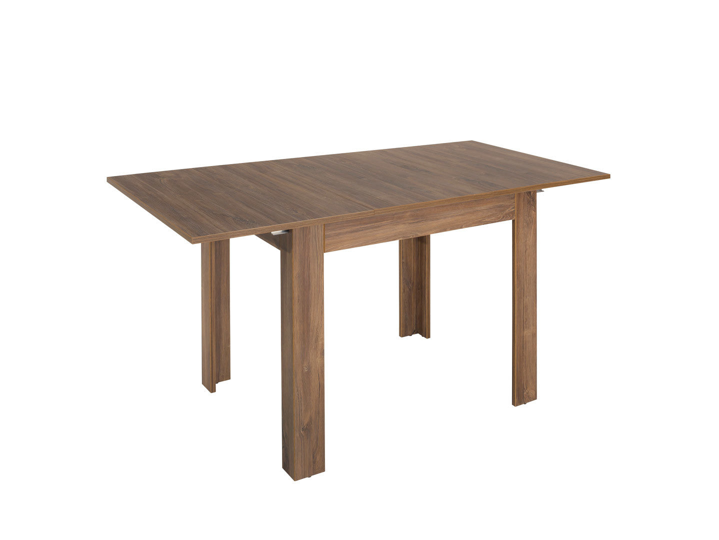 Practical Modern Dining Table with Extension Function - Stirling Oak
