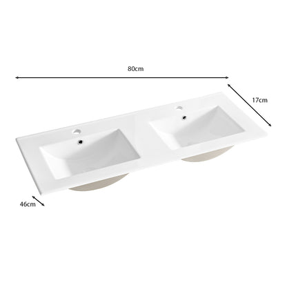 Fija Bathroom Cabinet Vanity 120 cm with Basin - White