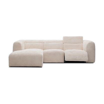 Nube Corner Sofa Relax Function-Cream