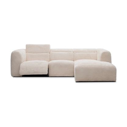 Nube Corner Sofa Relax Function-Cream