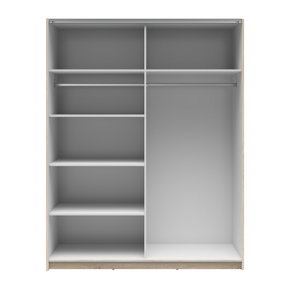 Exter 2 Door Sliding 153cm Wardrobe - Sonoma Oak