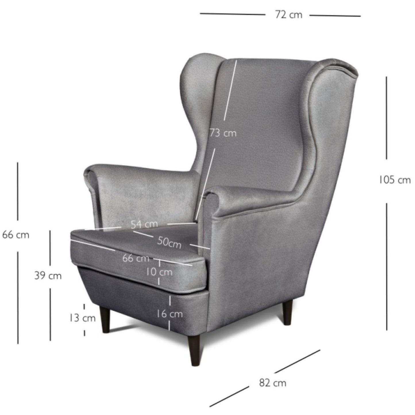 Leo Armchair – Grey