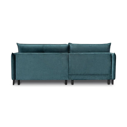 Haiti Corner Sofa Bed with Storage-Green