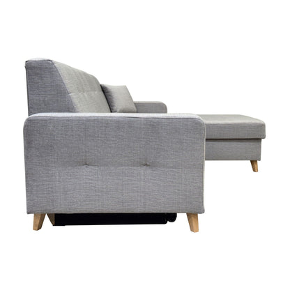Lars Universal Corner Sofa with Storage- Grey