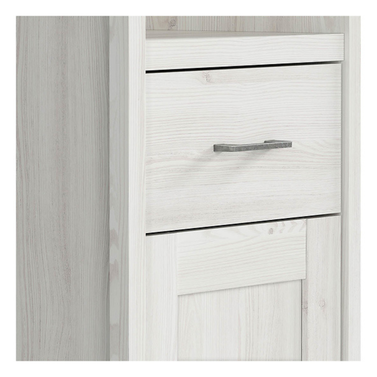 Loca Bookcase 60cm with 1 Door, Drawer and 3 Shelves - Sibiu Larch / Dark Sonoma Oak