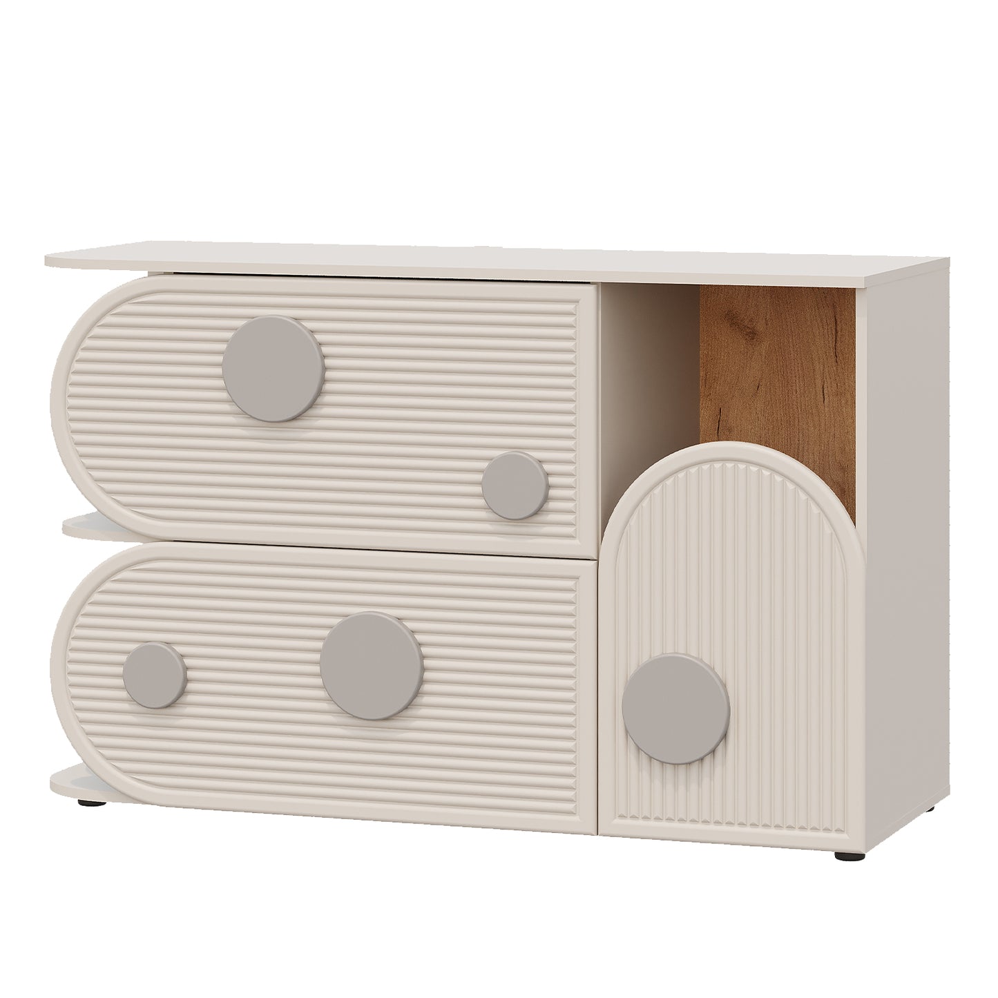 Ping 1 Door 2 Drawer Sideboard