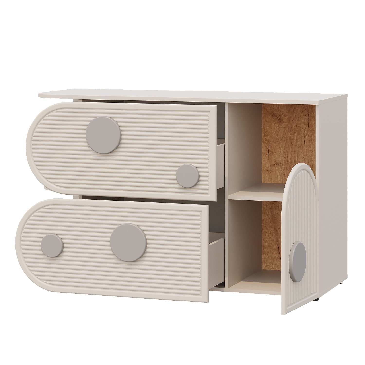 Ping 1 Door 2 Drawer Sideboard