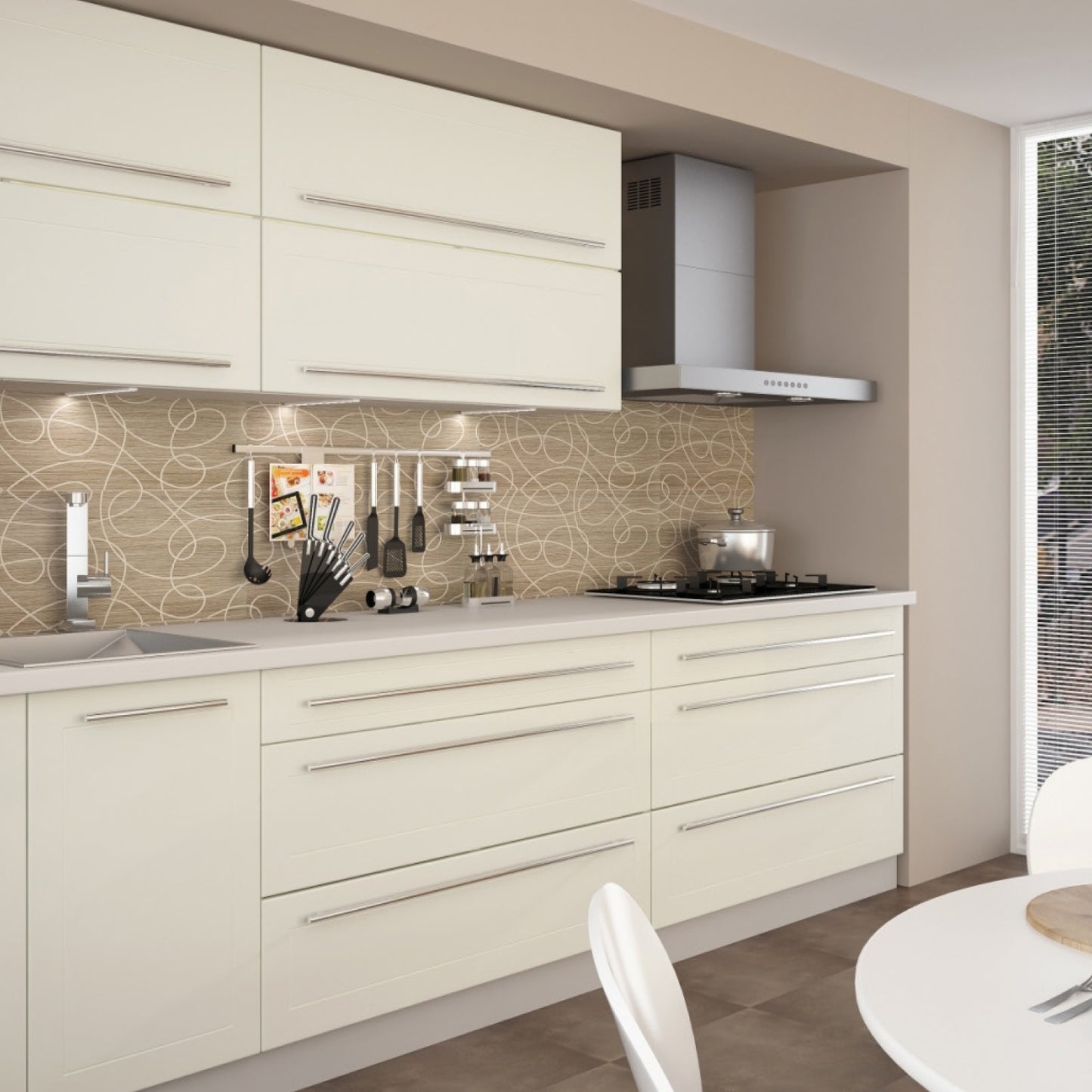 Quinn Custom Kitchen Set - Vanilla Matt