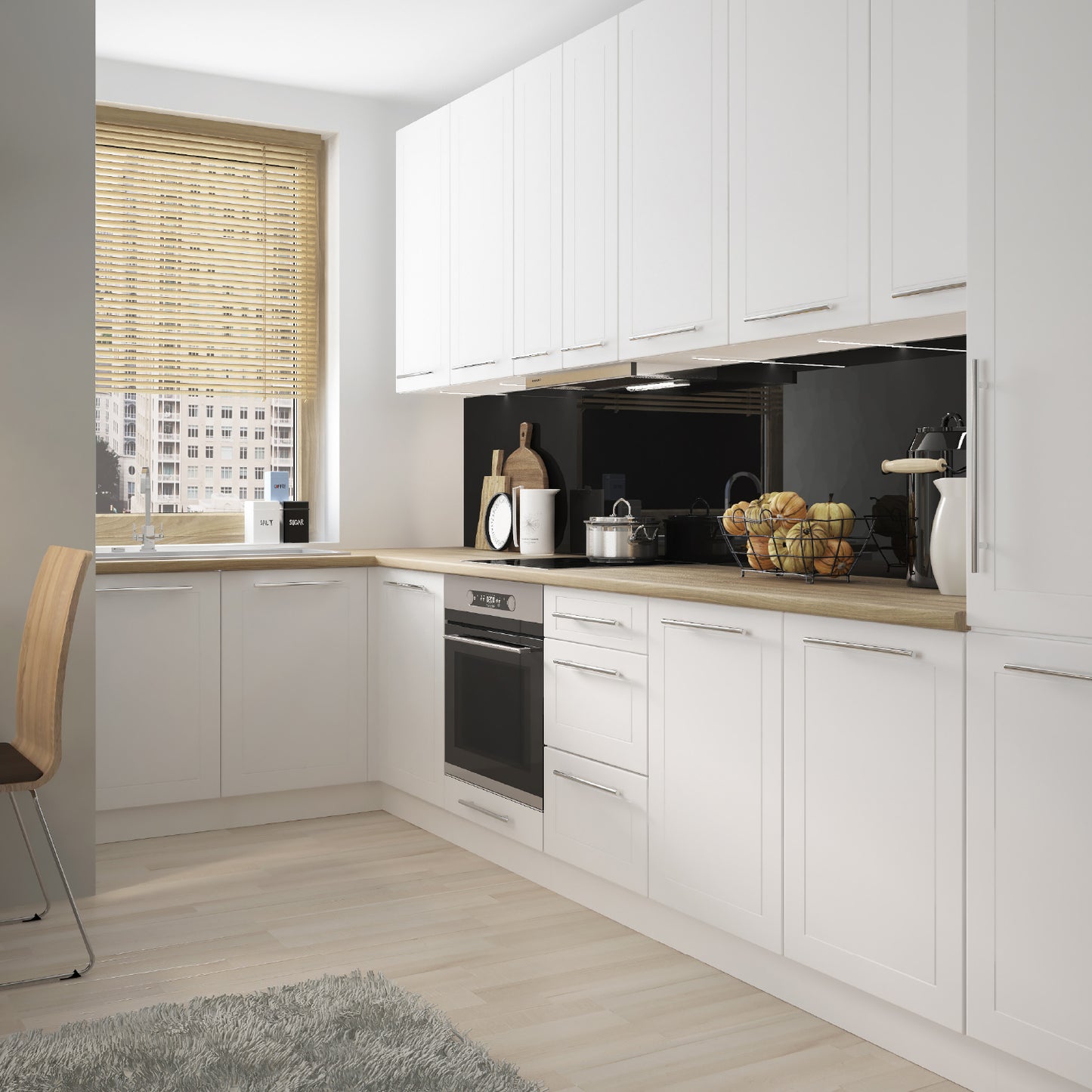 Quinn Custom Kitchen Set - White Super Matt