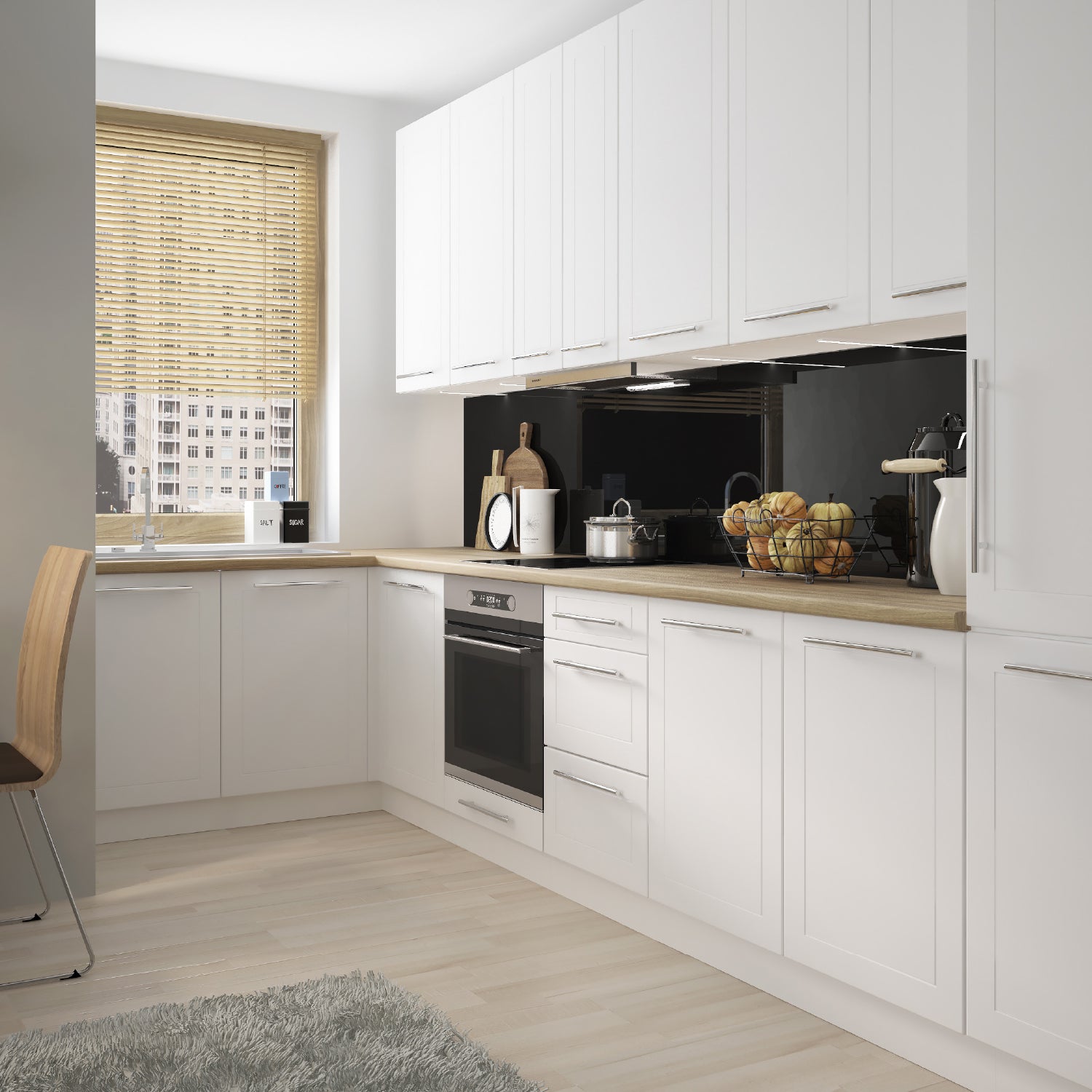 Quinn Custom Kitchen Set - White Super Matt