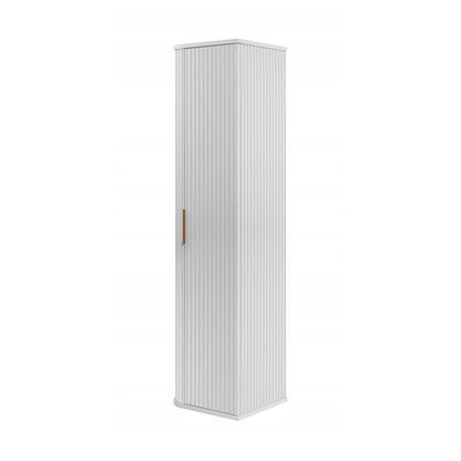 Elegance Glamour Style Tall Bathroom Wall Cabinet - White