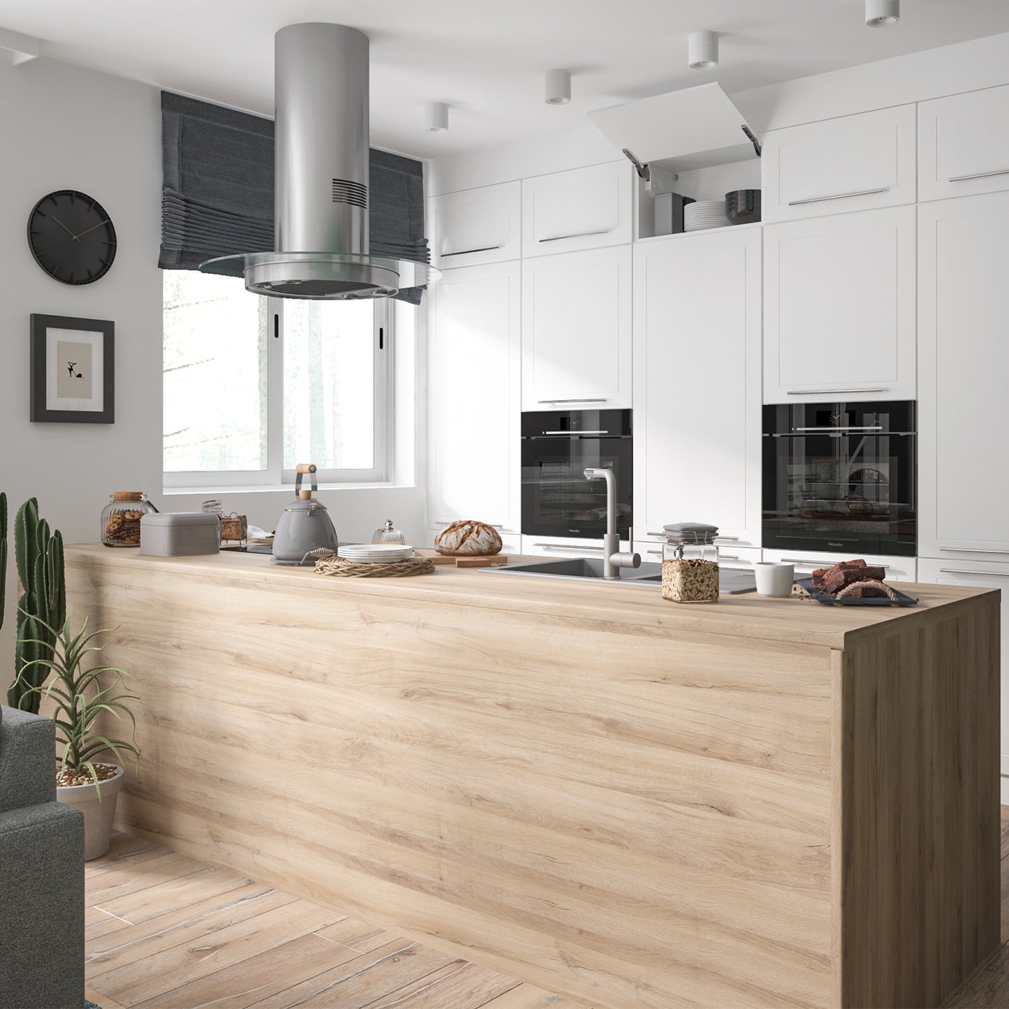 Quinn Custom Kitchen Set - White Super Matt