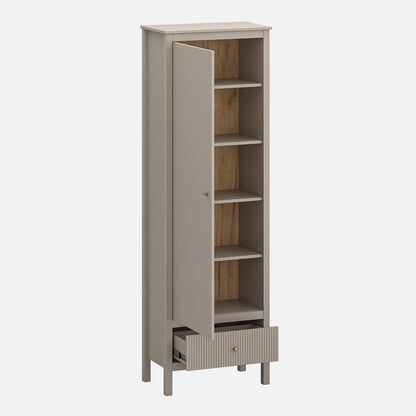 Kleo Tall Shelving Storage Unit with 1 Door