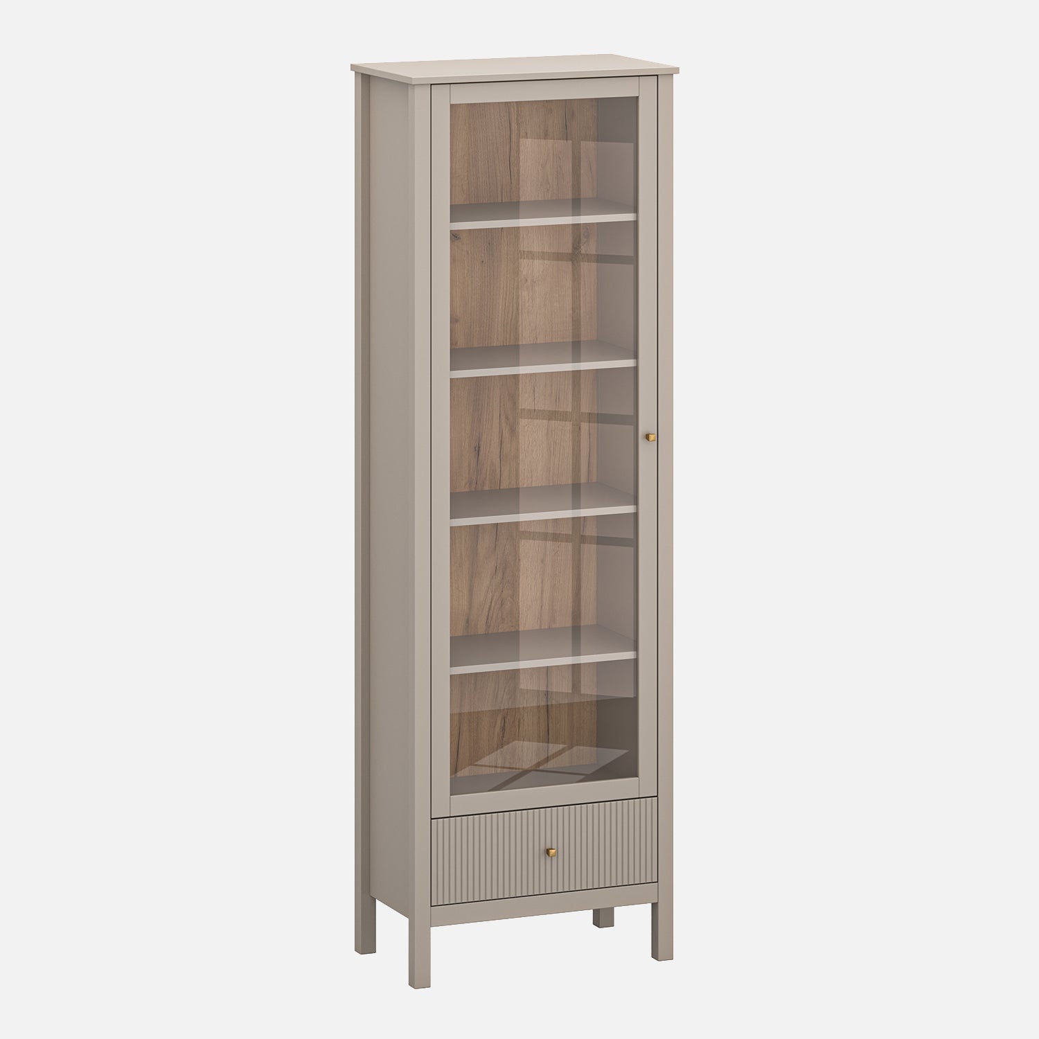 Kleo Display Cabinet 1 Door 1 Drawer
