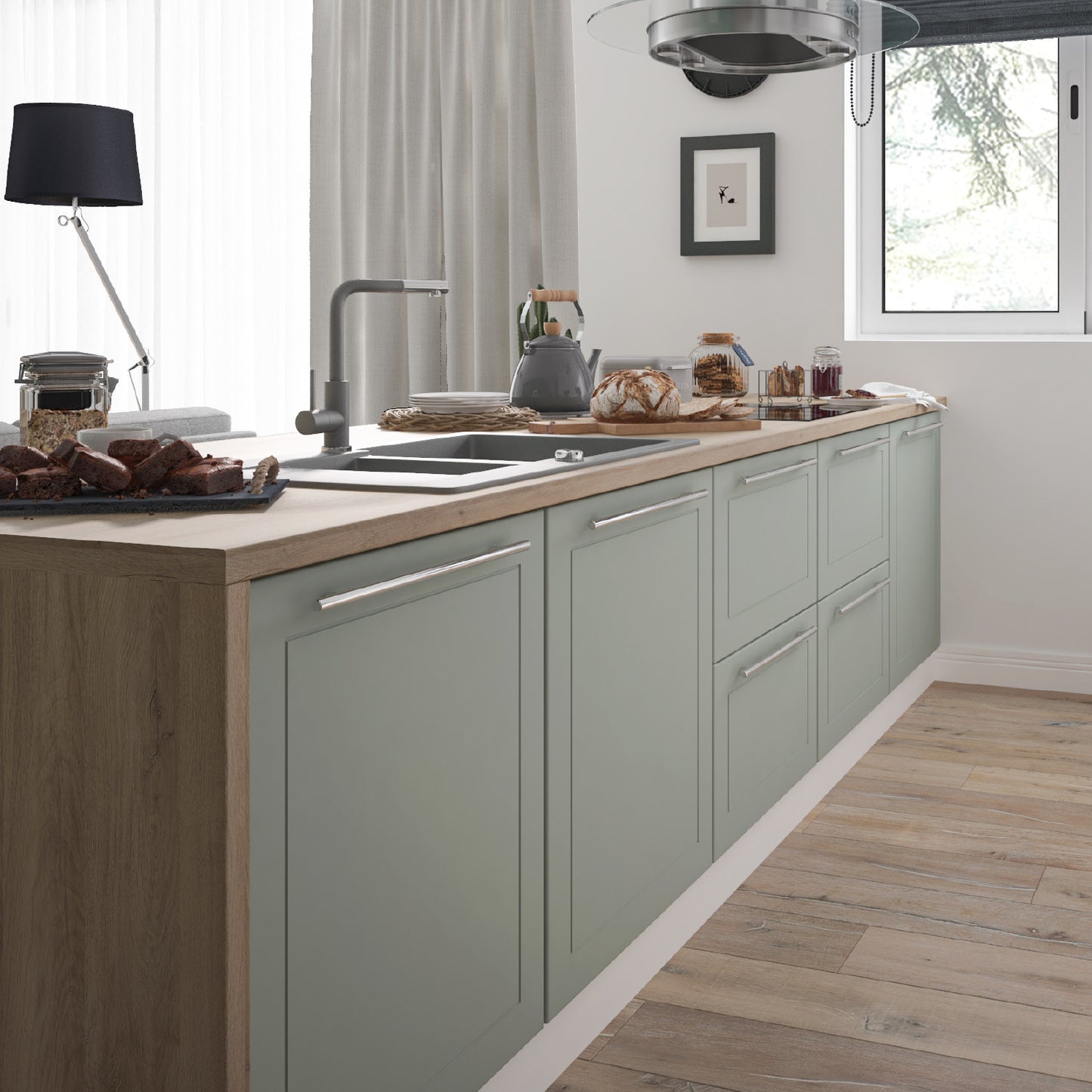 Quinn Custom Kitchen Set - Mint Matt