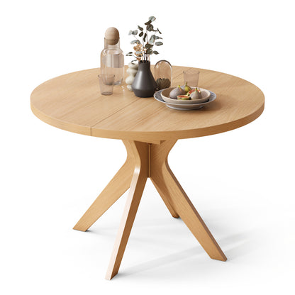 Renzo Extending Modern Dining Table – Narciso Oak