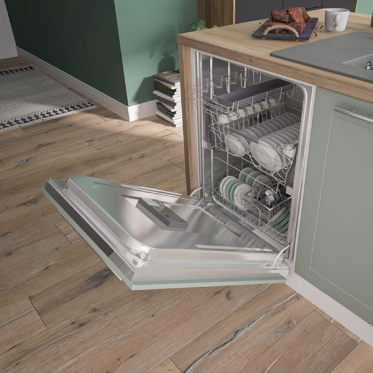 Quinn Custom Kitchen Set - Mint Matt