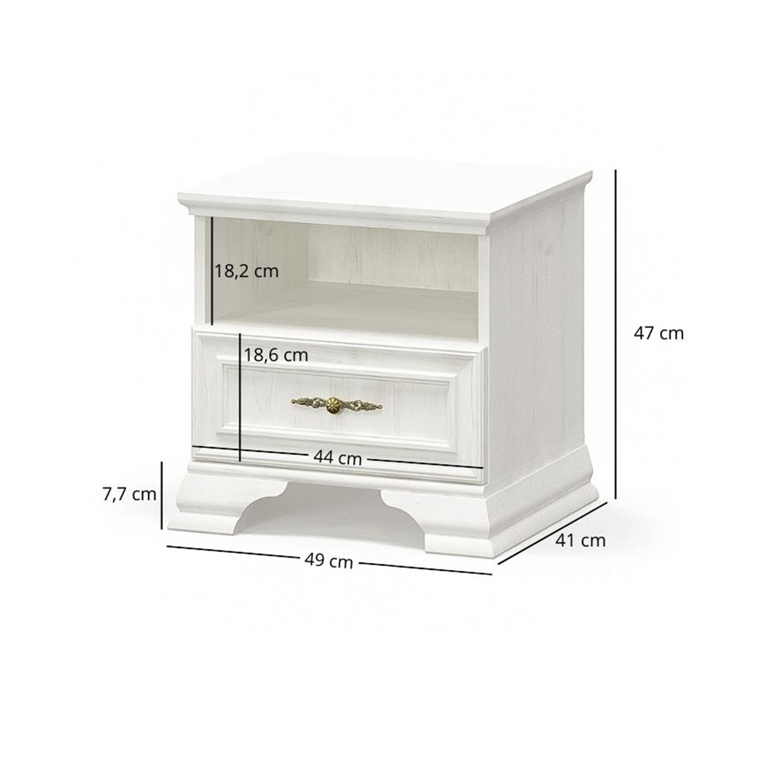 Irys Bedside Cabinet with Storage