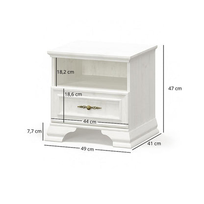 Irys Bedside Cabinet with Storage