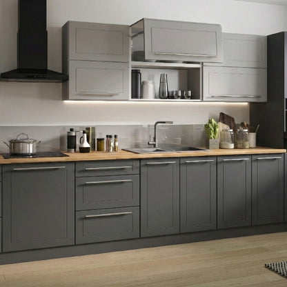 Quinn Custom Kitchen Set - Graphite Matt