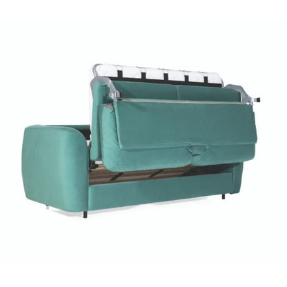 Cali Sofa with Italian Bed Function-Green