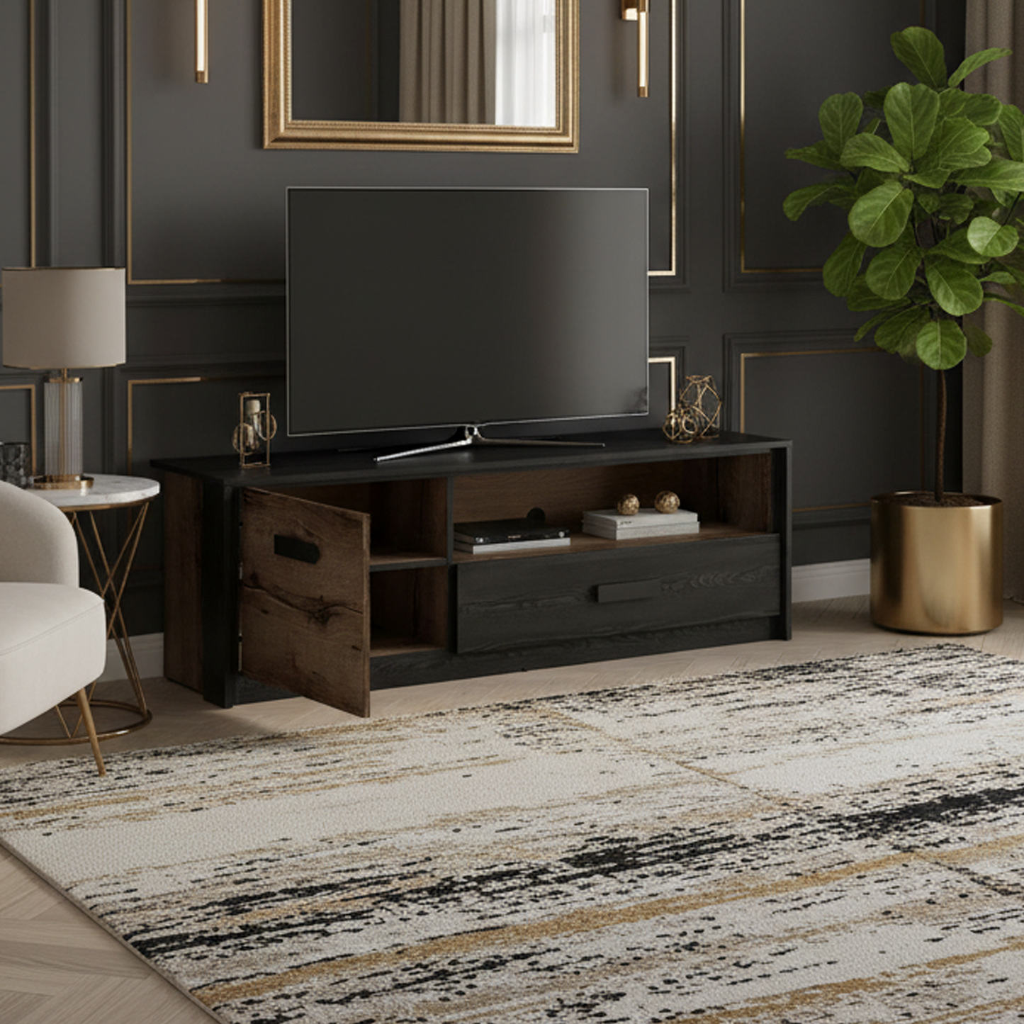 Kassel Modern Style TV Unit with Storage