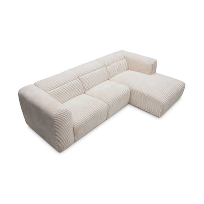 Nube Corner Sofa Relax Function-Cream
