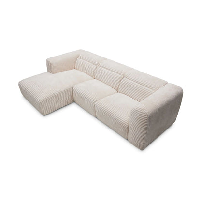 Nube Corner Sofa Relax Function-Cream